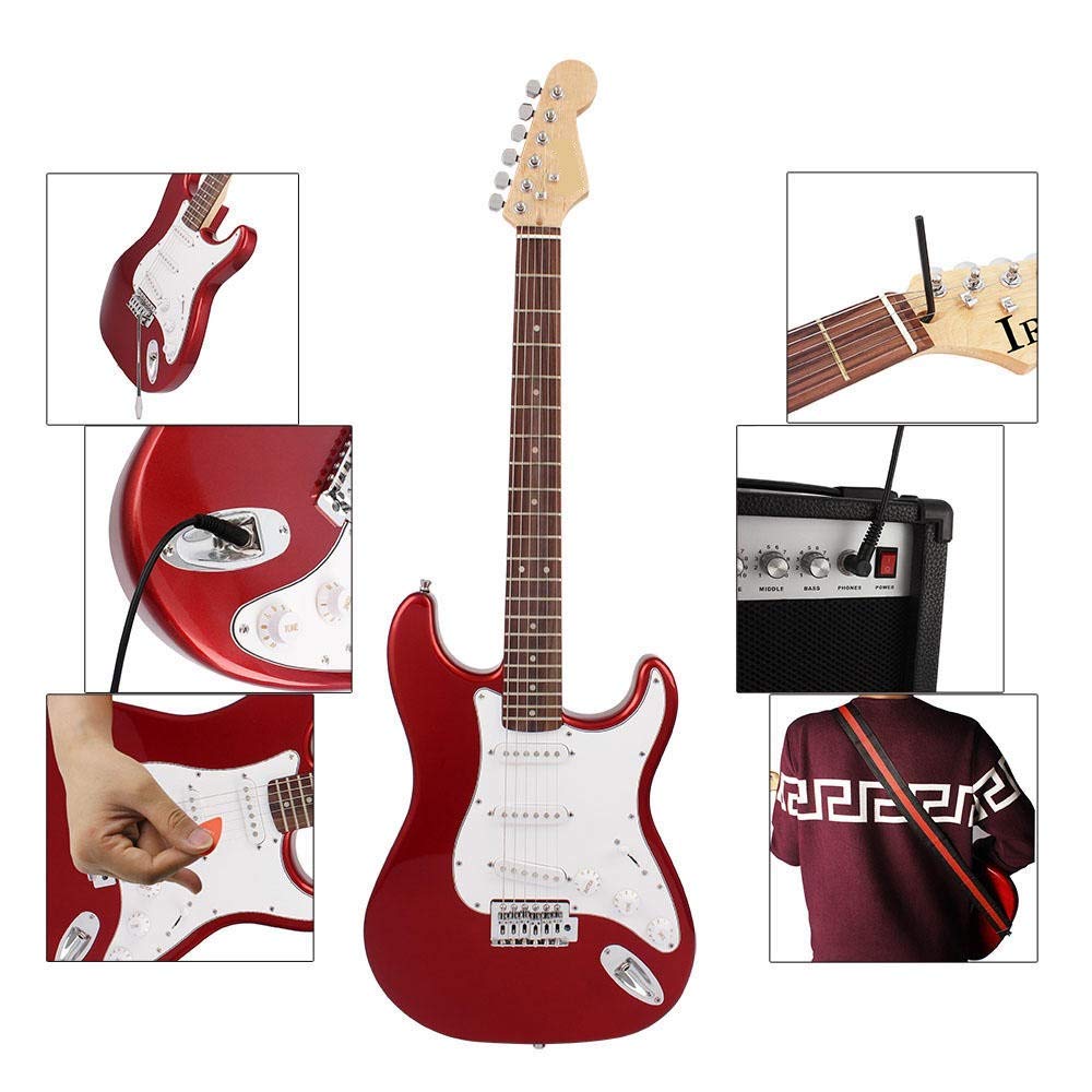 Amazon.co.jp: アコースティックギター38インチ6弦エレキギターギター