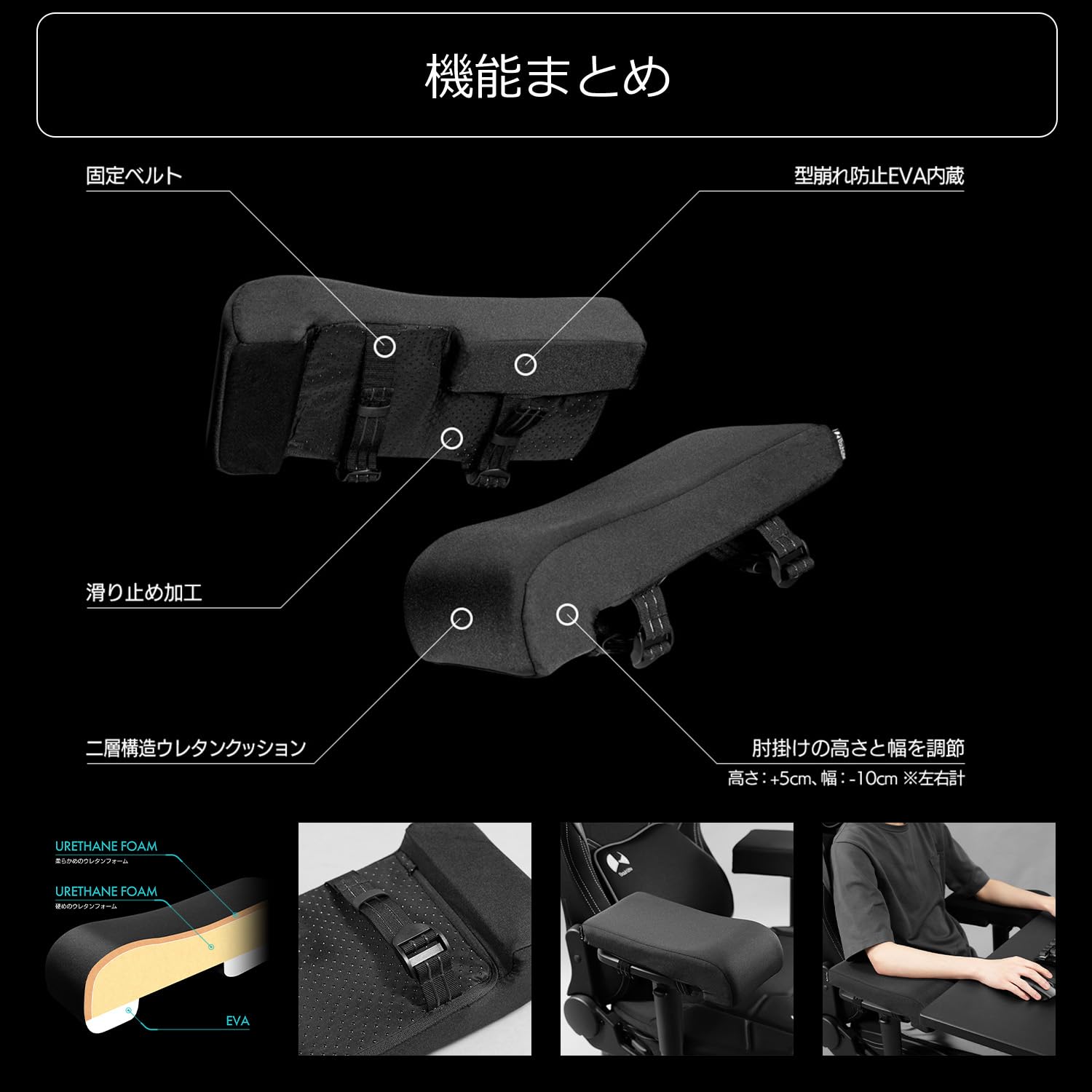 Amazon.co.jp: Bauhutte ( バウヒュッテ ) ゲーミングアームクッション