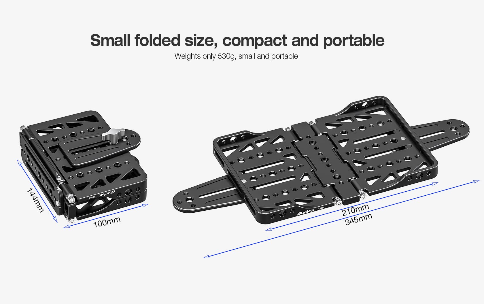 Amazon.com: LEOFOTO FDM-05 Foldable Tac Table | Integrated Arca