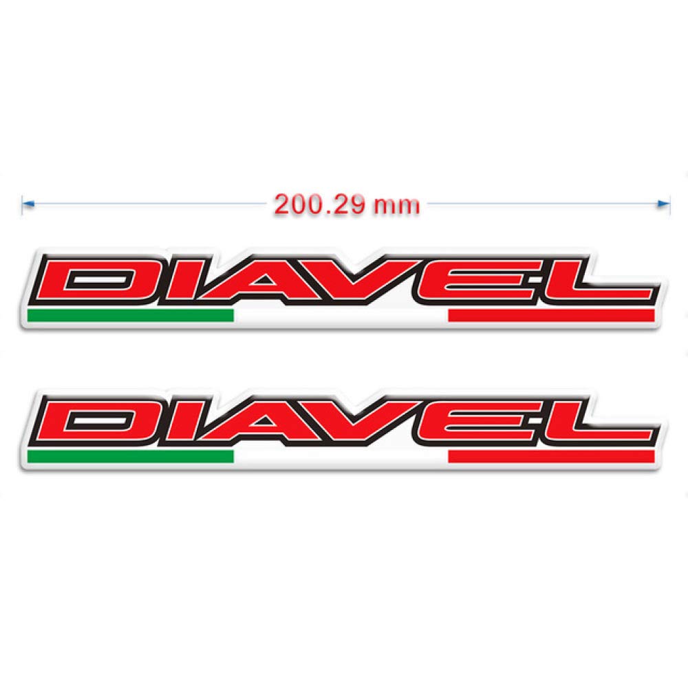 Motorfiets Tank Pad Protector Sticker Voor Ducati Diavel Visgraten Sticker 3D Tank Pad Versieren (Color : 26