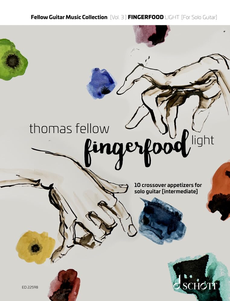 Fingerfood light: 10 crossover appetizers for solo guitar. Vol. 3. guitar. Recueil de pièces instrumentales.