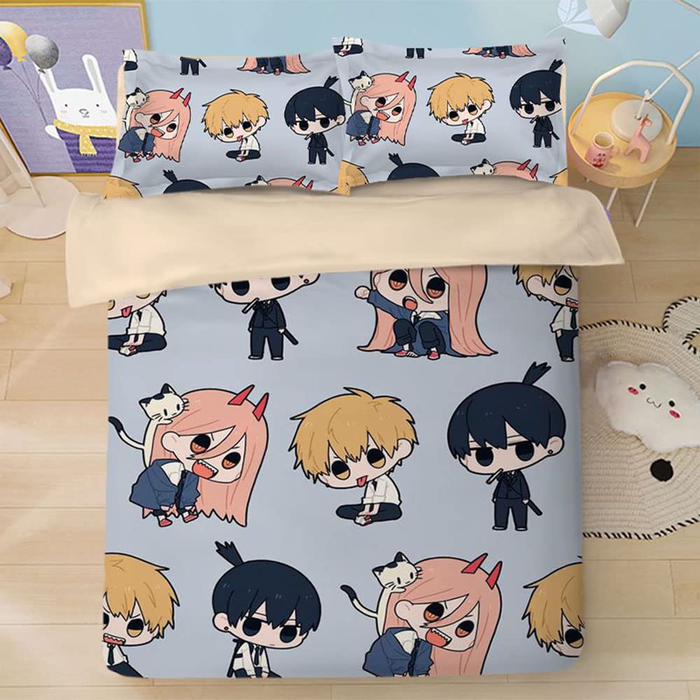 Amazon.co.jp: チェンソーマン 布団カバー シーツ デンジ マキマ 早川