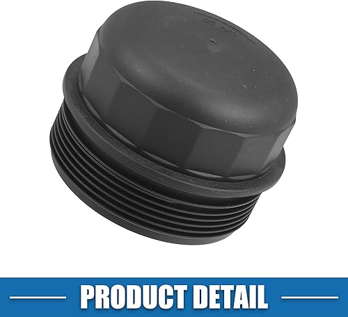 Miniatura 7 de Tapa de la cubierta del filtro de aceite del motor 26351-3C100 para Hyundai Entourage 3.8L Santa Fe 3.3L 2007-2008 Plástico Negro