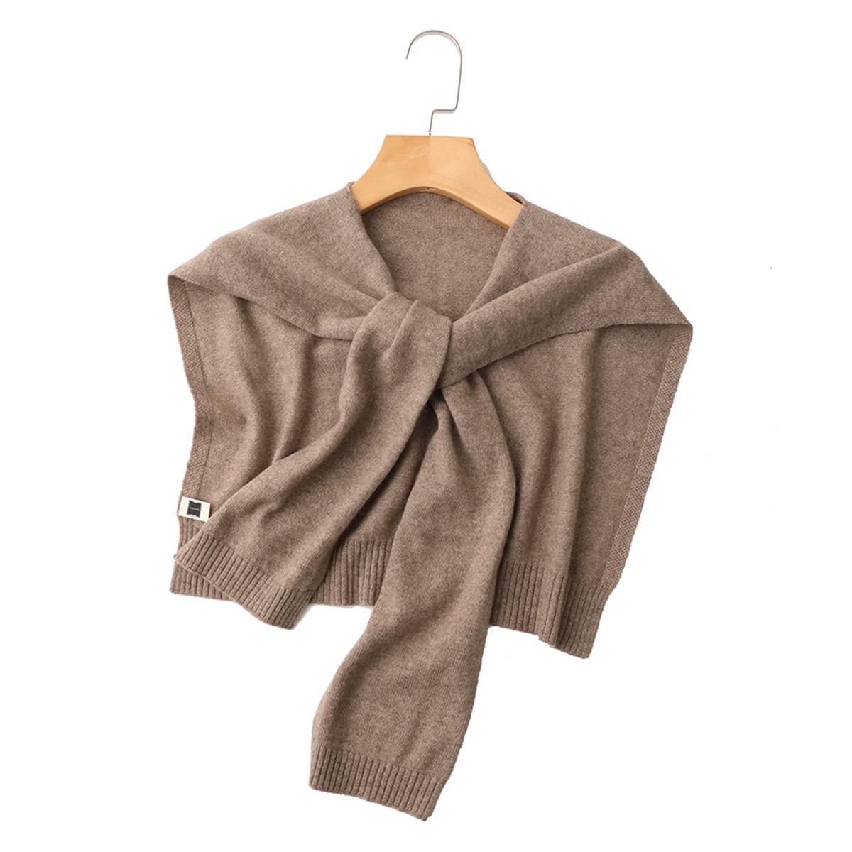 Châle Femme Triangle En Cachemire - Poncho Tricoté Doux Et Chaud - Multi-positions - Taille Unique 90x30 Cm - 6
