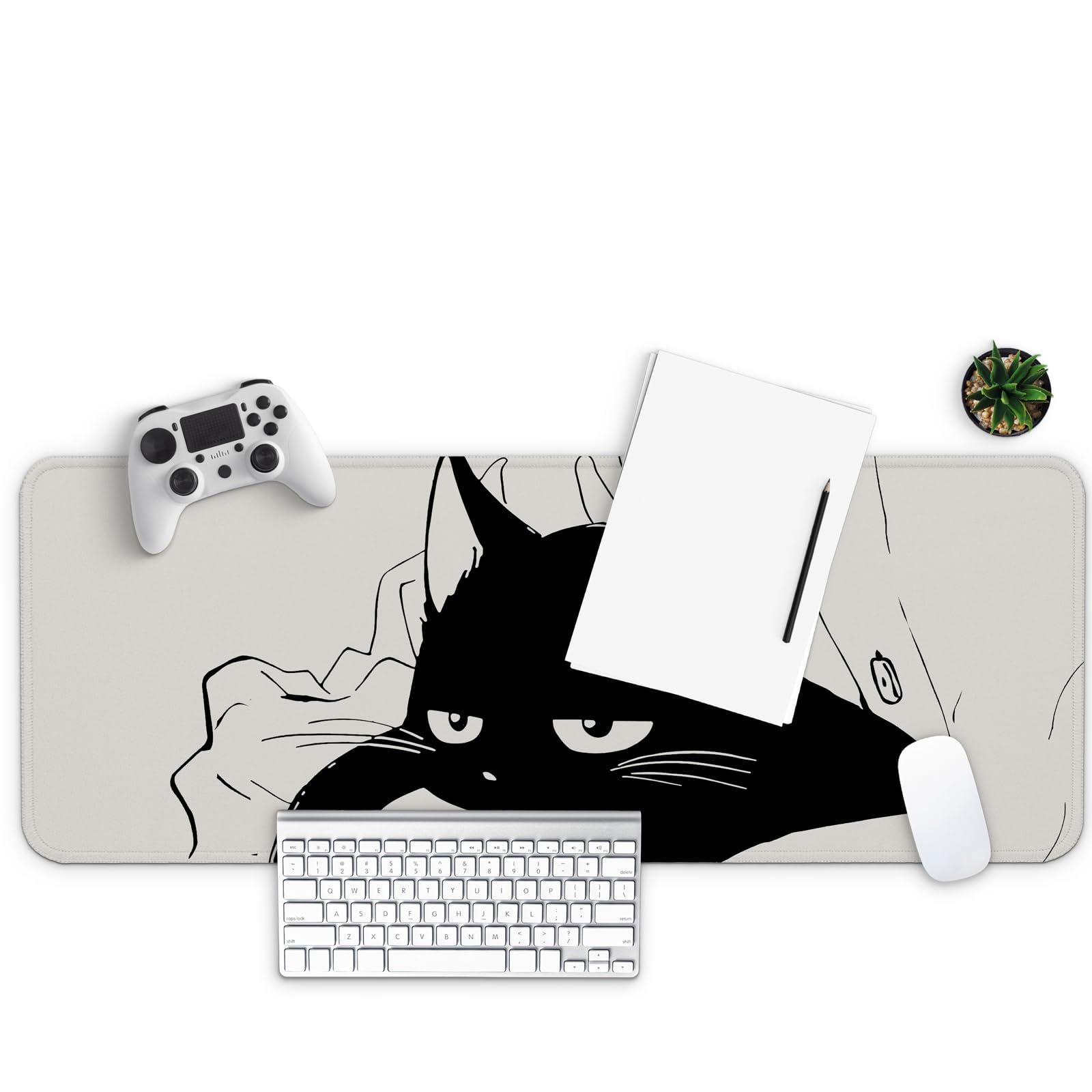 MAY FLOWER Large Gaming Mouse Pad, Full Keyboard Mat, Long - View #6