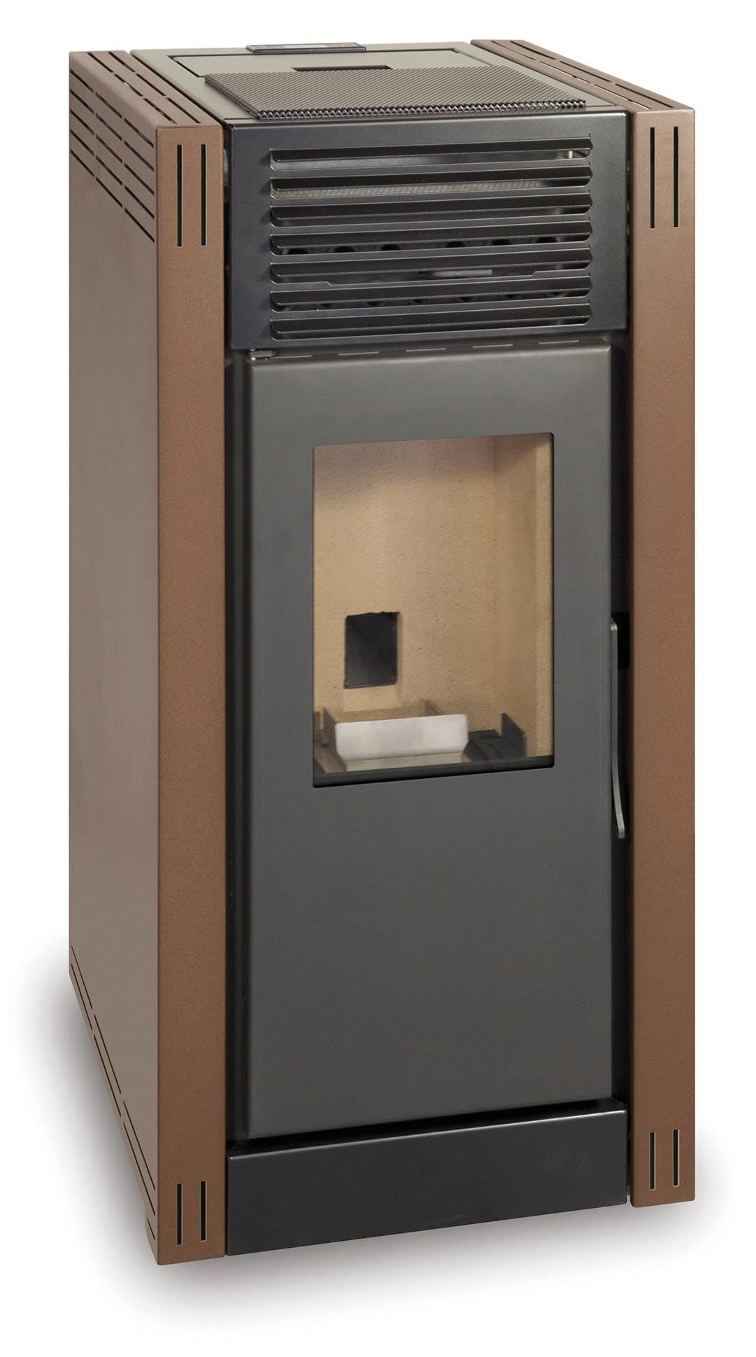 TJ - Estufa de Pellets Modelo EVA de 8 kW color MARRON