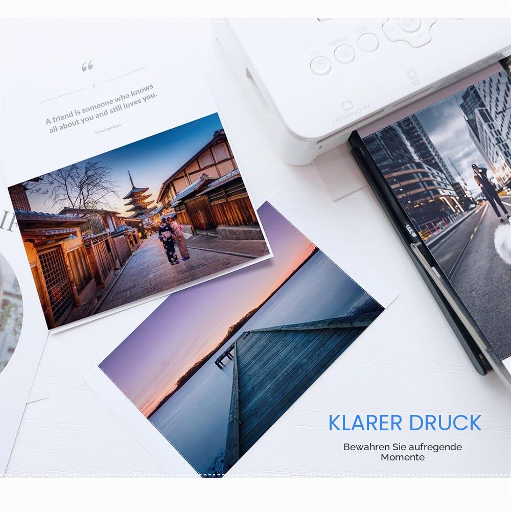 Canon Selphy CP1500 Papier und Patrone Set, KP-108IN 3115b001, 108 Fotopapier 100x148mm + 3 Kartusche für CP1500 CP1300 CP1200 CP1000 CP910 CP820 CP810 Fotodrucker