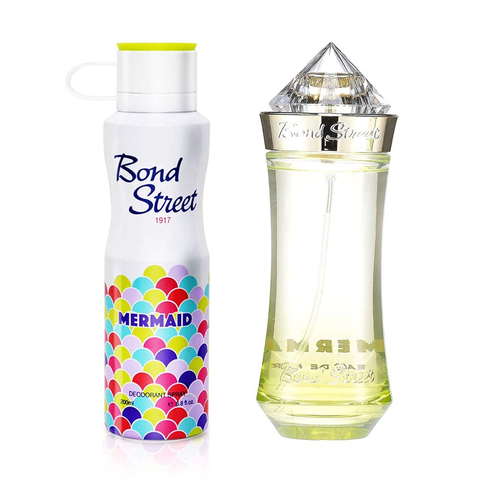 Bond street Mermaid Perfume and Body Spray offer pack.