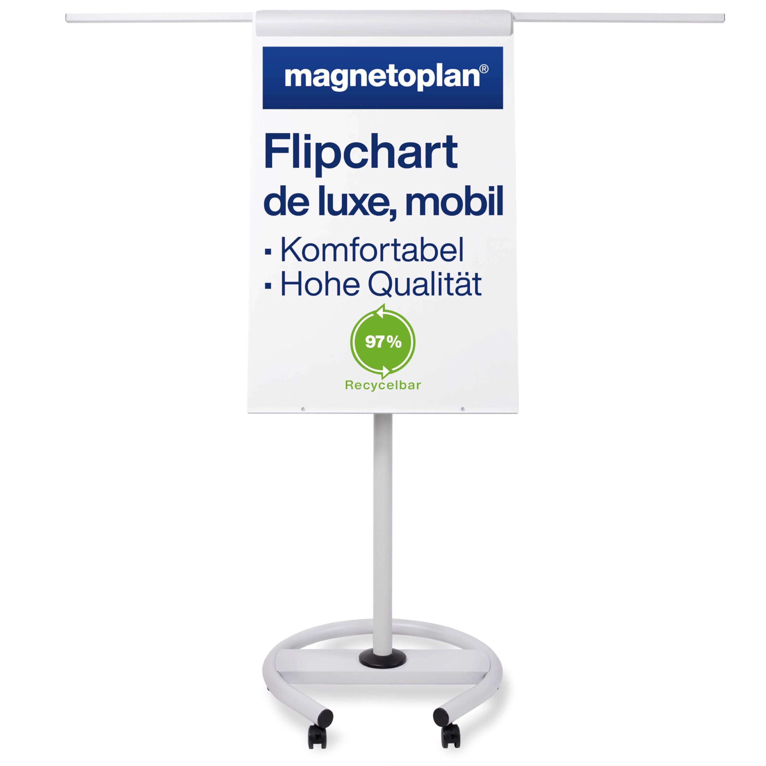 magnetoplan 12270F13 Mobile Flipchart – de Luxe