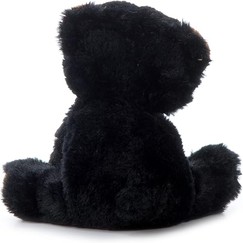 Miniatura 6 de The Petting Zoo Oso de peluche, regalos para niños, animales salvajes del zoológico Onez, juguete de peluche de oso negro de 9 pulgadas