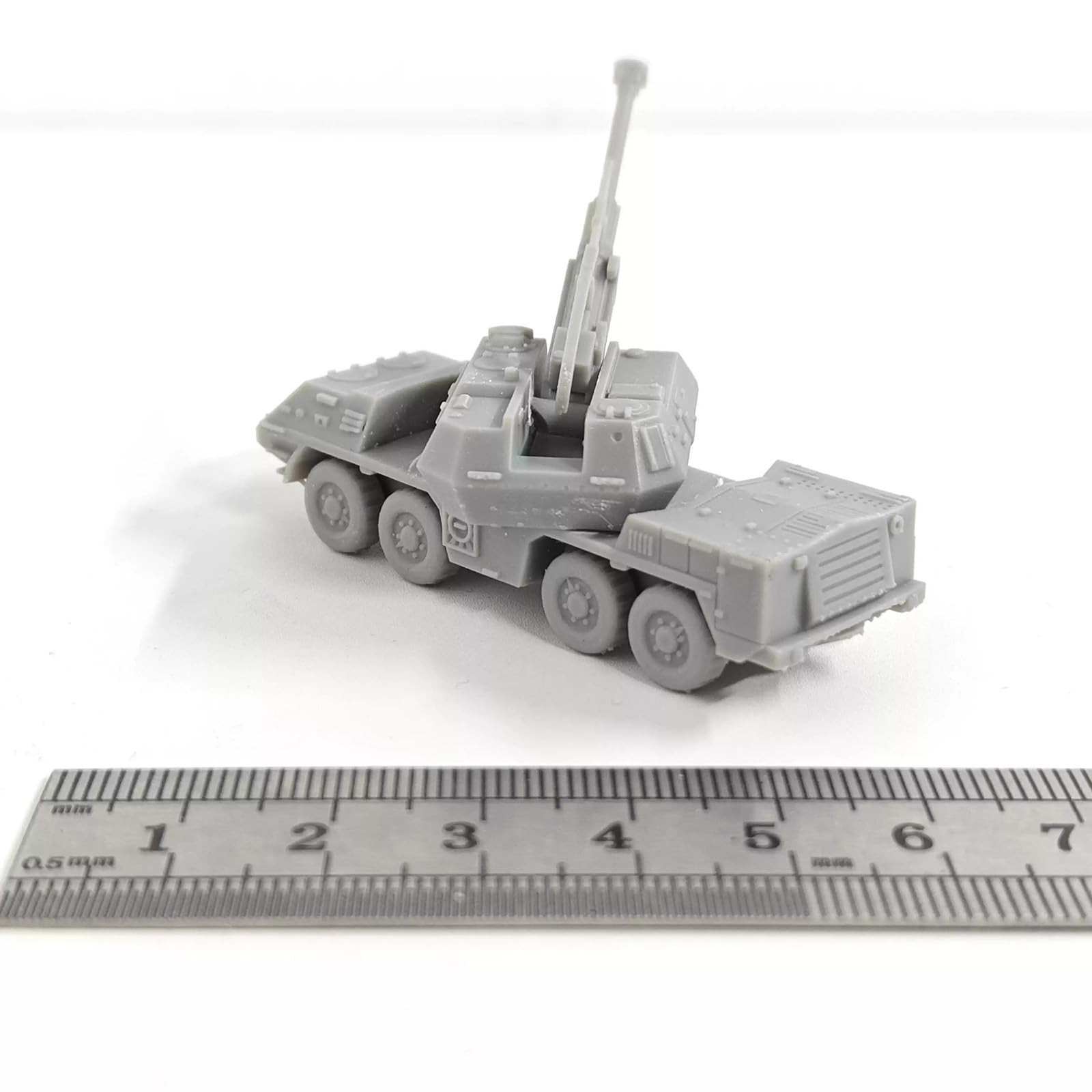 5 Unidades Howitzer Autopropulsado Checoslovaco Dana 152mm “ShKH Vz.77 Dana” Escala 1:144 De Modelo 3D De Resina para Coleccionistas