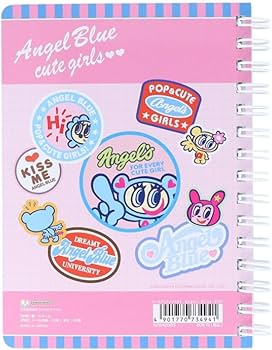 エンジェルブルー　ノート Amazon | サンスター文具 エンジェルブルー ノート シールブック A6