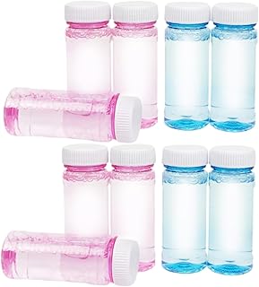 Totority 12 Bubble Liquid Bubbles Solution Bubbles Machine for Kids Bubble Machine Refill Liquid for Kids Bubble Wand Solution Bubble Wand Liquid Add Water Plastic Child Universal