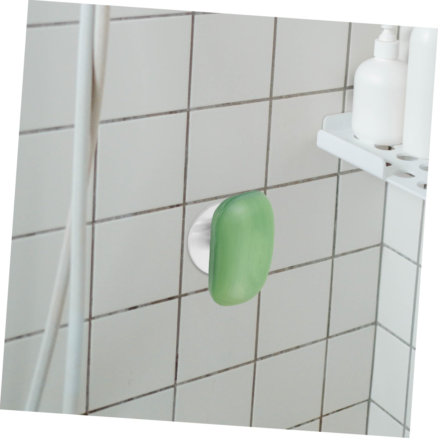 5sätze Edelstahl Seifenhalter Ohne Bohren Magnetischer Seifenständer Für Badezimmer Und Küche Und Platzsparend Elegantes Design Silber
