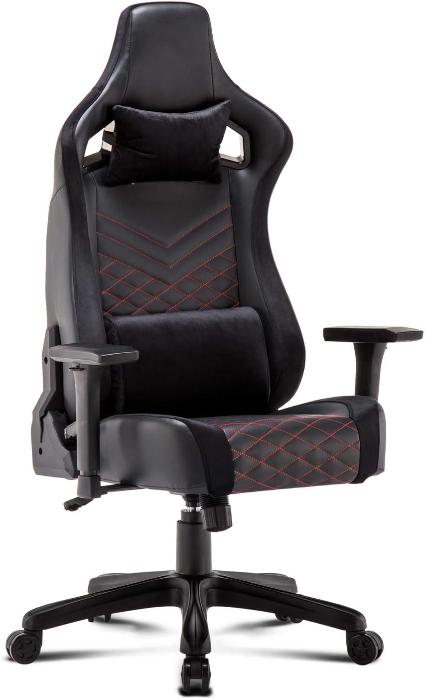 Cho Adjustable Ergonomic Chair Computer Chair Gaming Chair Racing Style Office Chair (Style 4, Black)