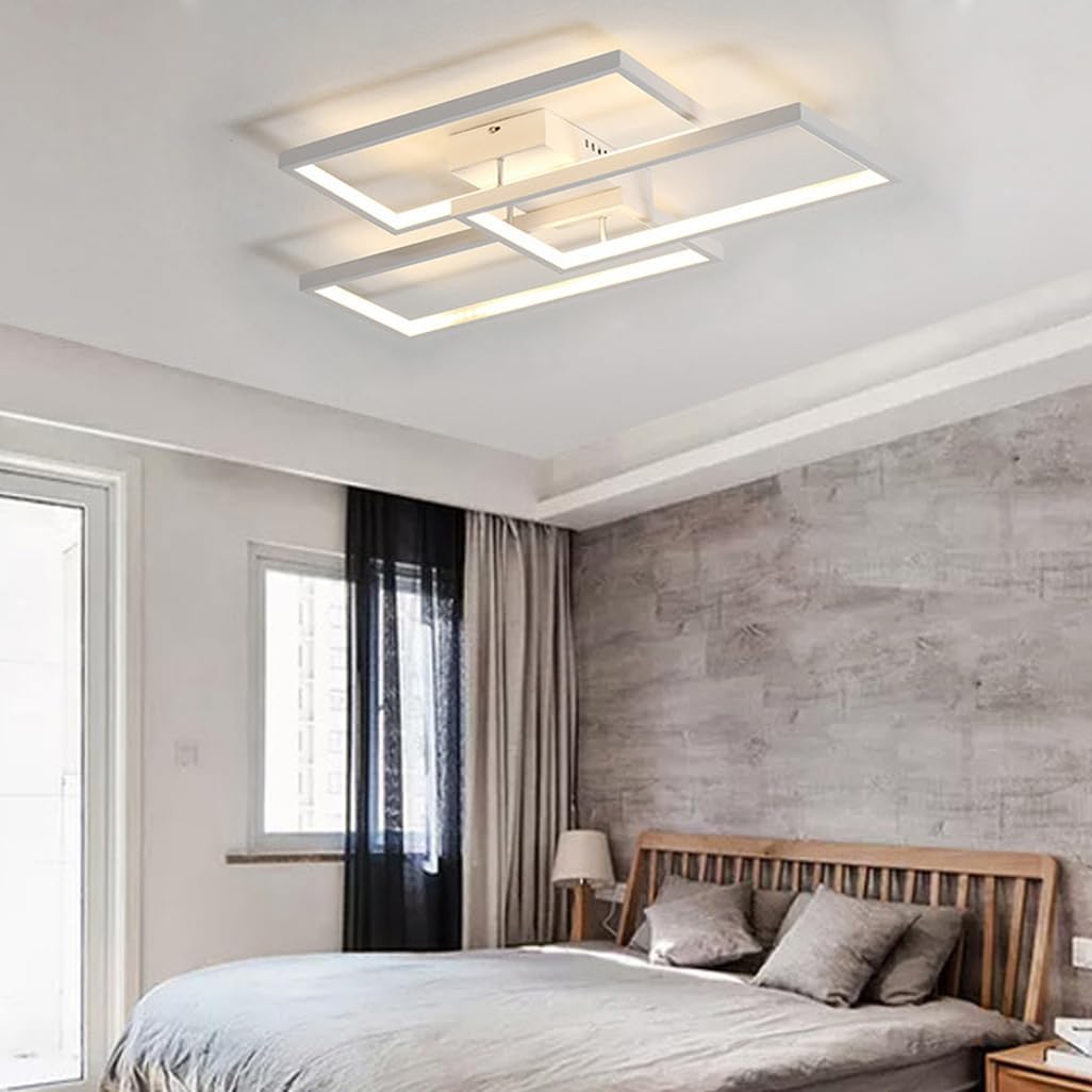 OTREN LED Ceiling Light, Dimmable 3000K-6500K, Modern Ceiling Light With Remote Control, Bathroom Lamp For Living Room, Bedroom, Children's Room, Kitchen, Office, Hallway, IP44, 30 Cm, White - View #4