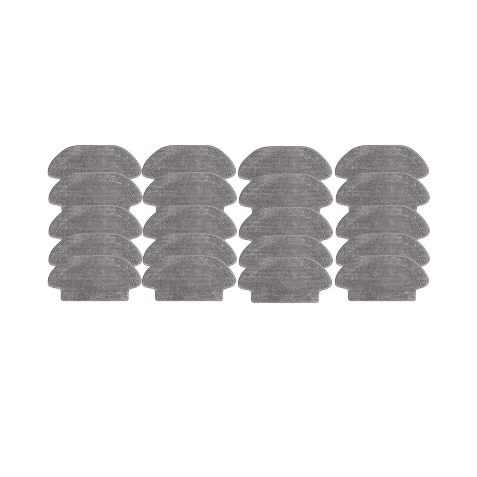 VIXWDRUTY Wet Mop Cloth Accessories，Compatible For Mijia，Mop 2S/Pro/P/3C/S10EUS/LDS STYTJ02YM，Compatible For VIOMI，V2Pro/V3/SE/S12 Vacuum Cleaner Part(20pcs)