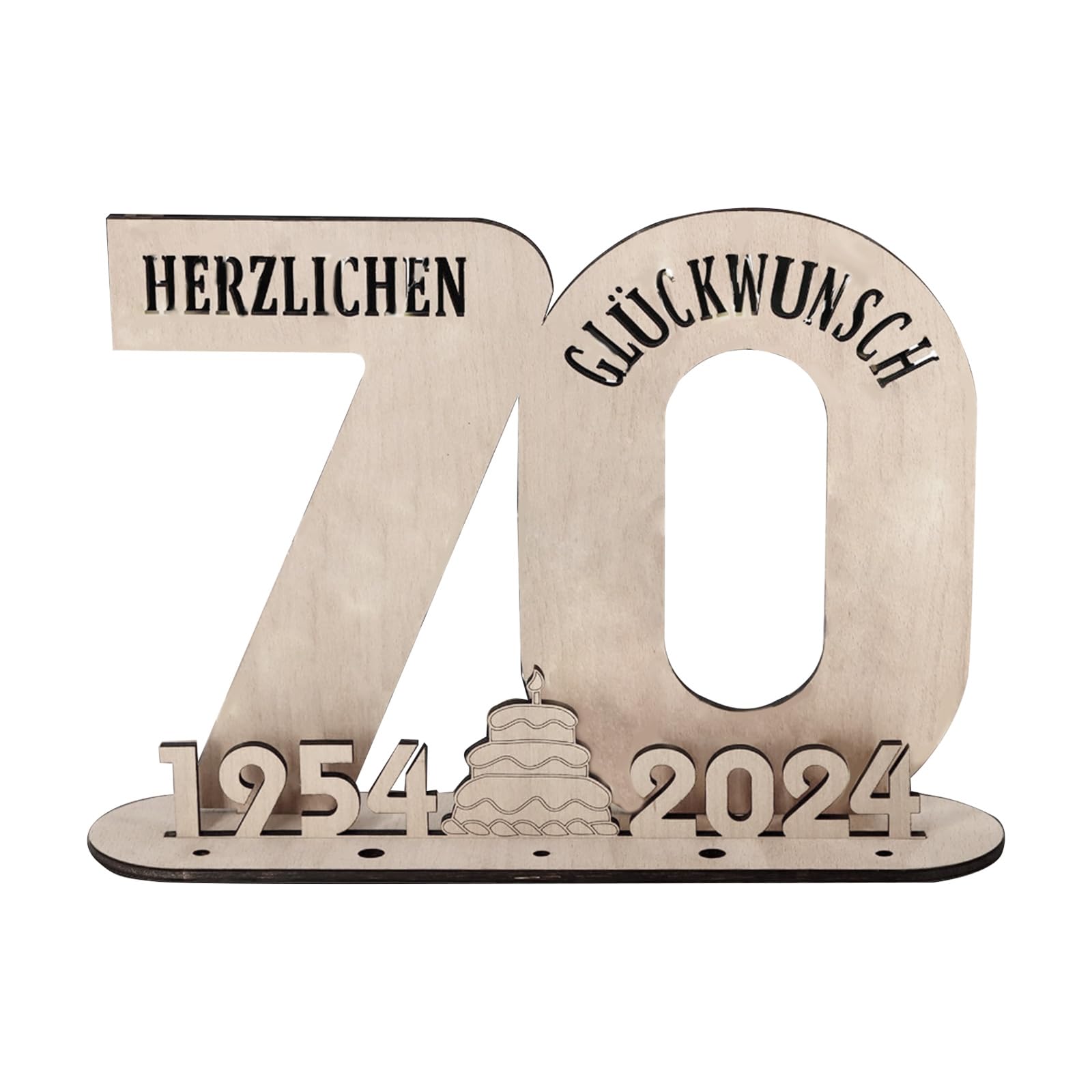 Msioytog B Contemporary Led Wood Number Sign For 2024 Wooden Sign Irthday Decors For Irthdays And Parties Age