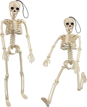 MEMOVAN Halloween Skeleton Decorations16 Mini Skeletons Figure Model