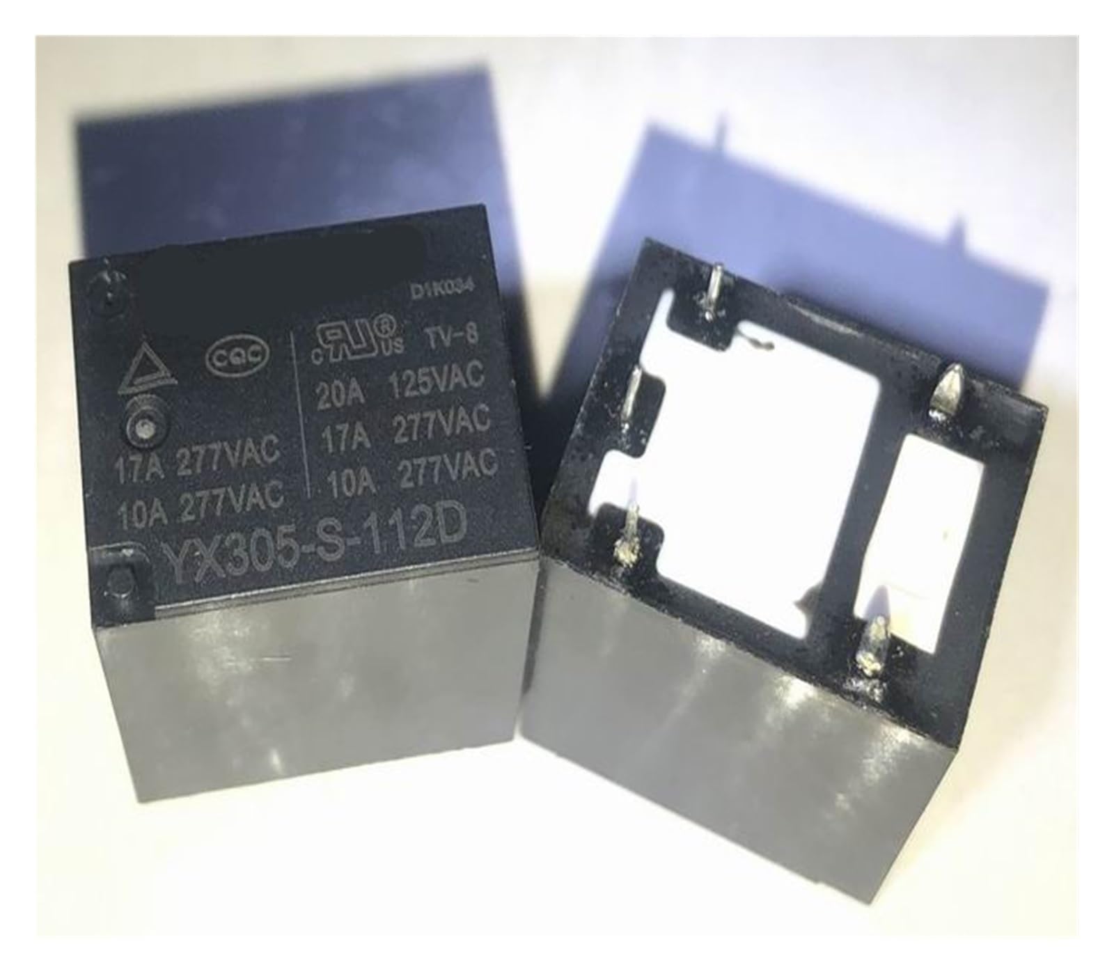 Relais 5 broches YX305-S-112D 12V 17A pour circuit imprimé
