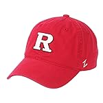 NCAA Zephyr Rutgers Scarlet Knights Mens Scholarship Relaxed Hat, Adjustable, Team Color