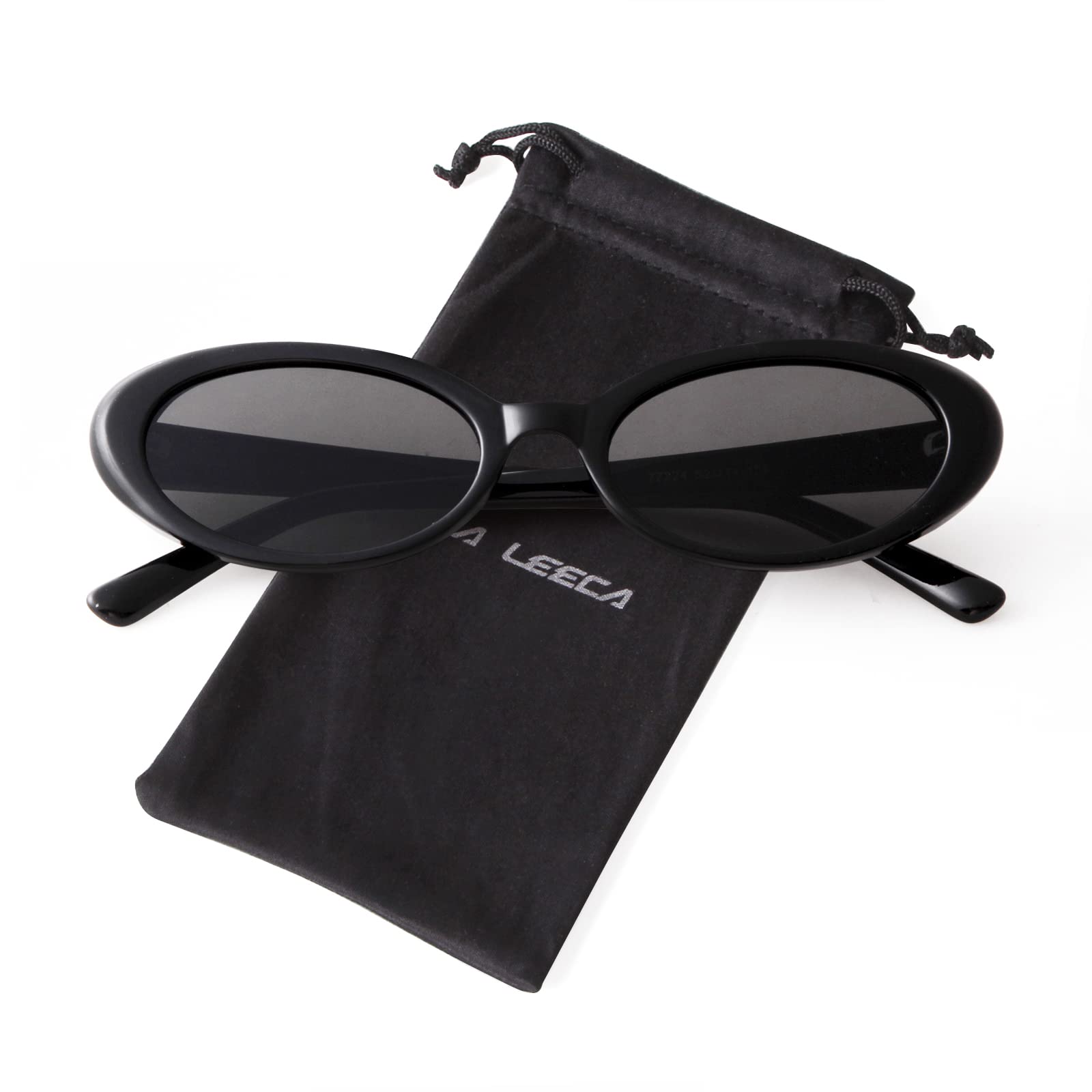 Trendige Retro Ovale Sonnenbrille für Damen, 90er Jahre Kleine Y2K Mode Vintage Schmale Sonnenbrille