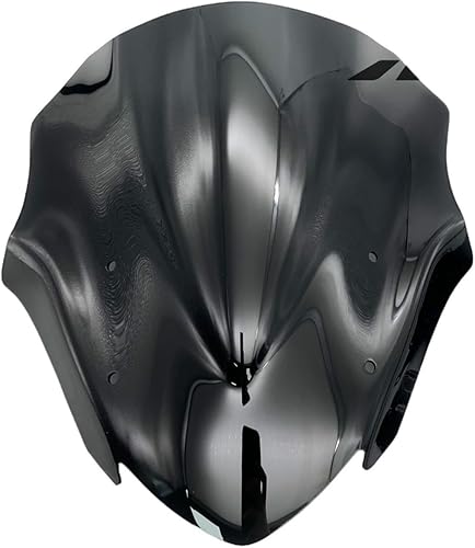 Motorcycle Spoiler Motorcycle Sports Windshield Visor WindScreen Viser Fit for Kawasaki Z900 Z650 (Color  Black)