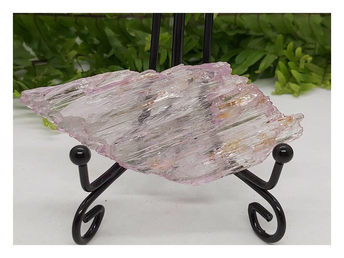 FFIME 50g Natural Pink Kunzite Crystal, Grounding Stone Crafts