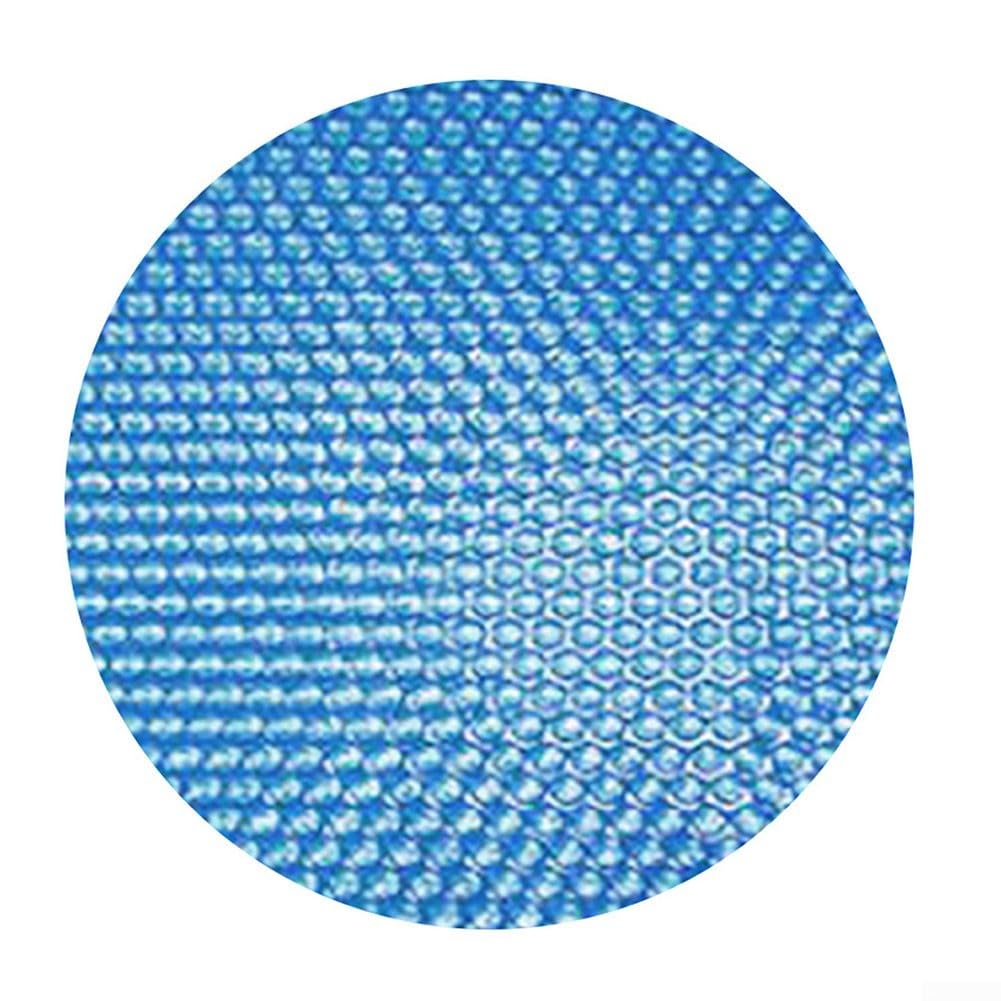 HaloModora PE Solar Blanket Cover for Above Ground Round Swimming Pools Heat Preservation Blue 240cm(300cm)