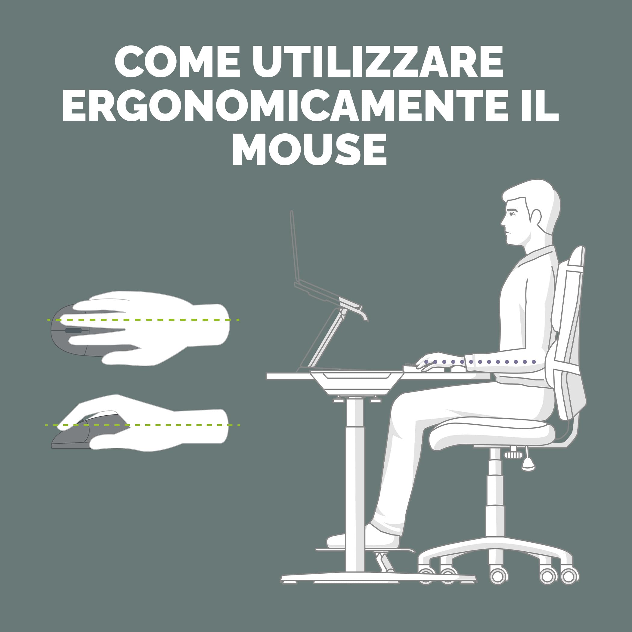 Fellowes Tappetino mouse Everyday con supporto per il polso ergonomico Blu