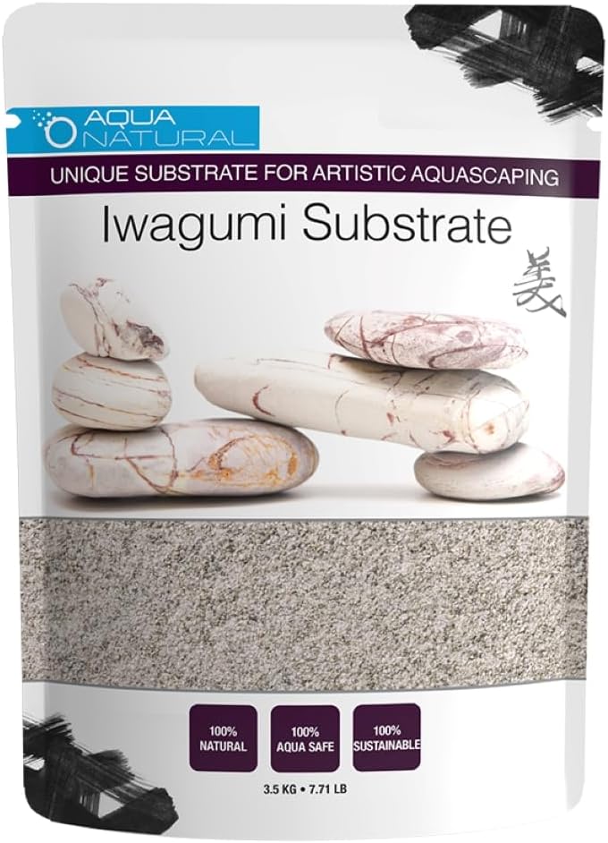 Aqua Natural Iwagumi Sand – Del Plato 7.7lb – Ultra Premium Substrate for aquascaping, Aquariums, vivariums and terrariums