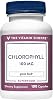 Suplemento Alimenticio Natural de Clorofila 100 mg The Vitamin Shoppe, Verde (100 cápsulas) 1