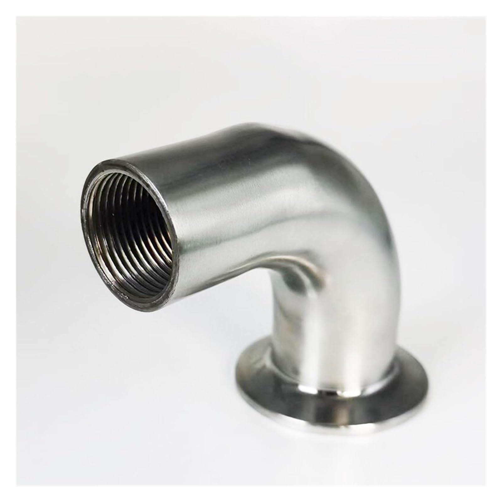 Jrbjwyvv Men's One Color 1/2''- 2'' (Dn15/Dn20/Dn25/Dn32/Dn40dn50) Bsp Threaded Pipe Fitting 45/90 Degree Elbow 1.5'' Tri Clamp 50.5Mm Ferrule(One Size,Dn20od50.5mm)