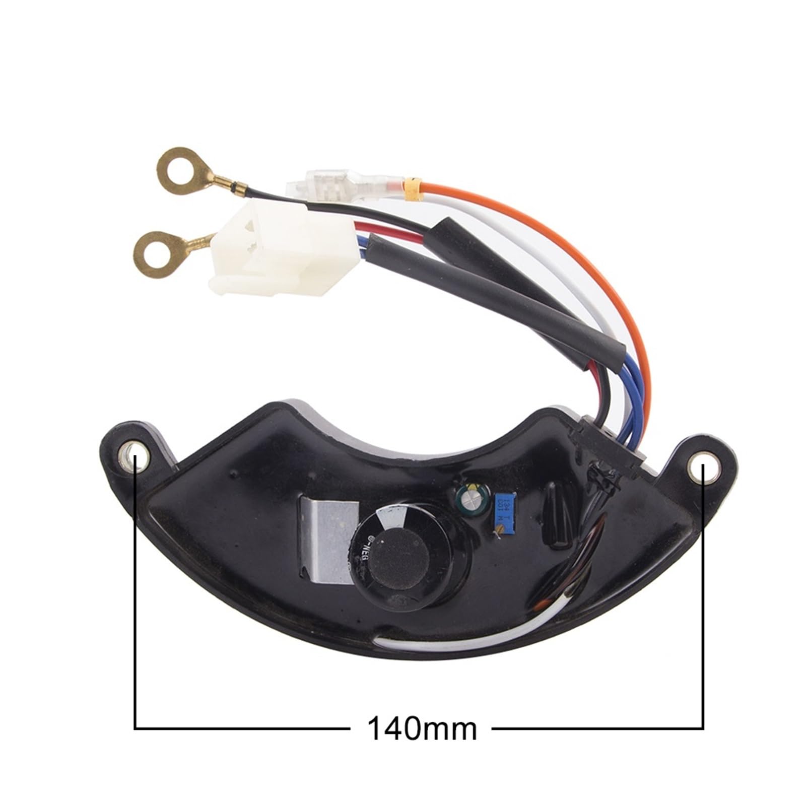 Generador eléctrico de Gasolina AVR de 5-8 kW, regulador automático de Voltaje de 220 V, estabilizador monofásico, 6 Cables, 470 UF, Capacidad de 250 V.