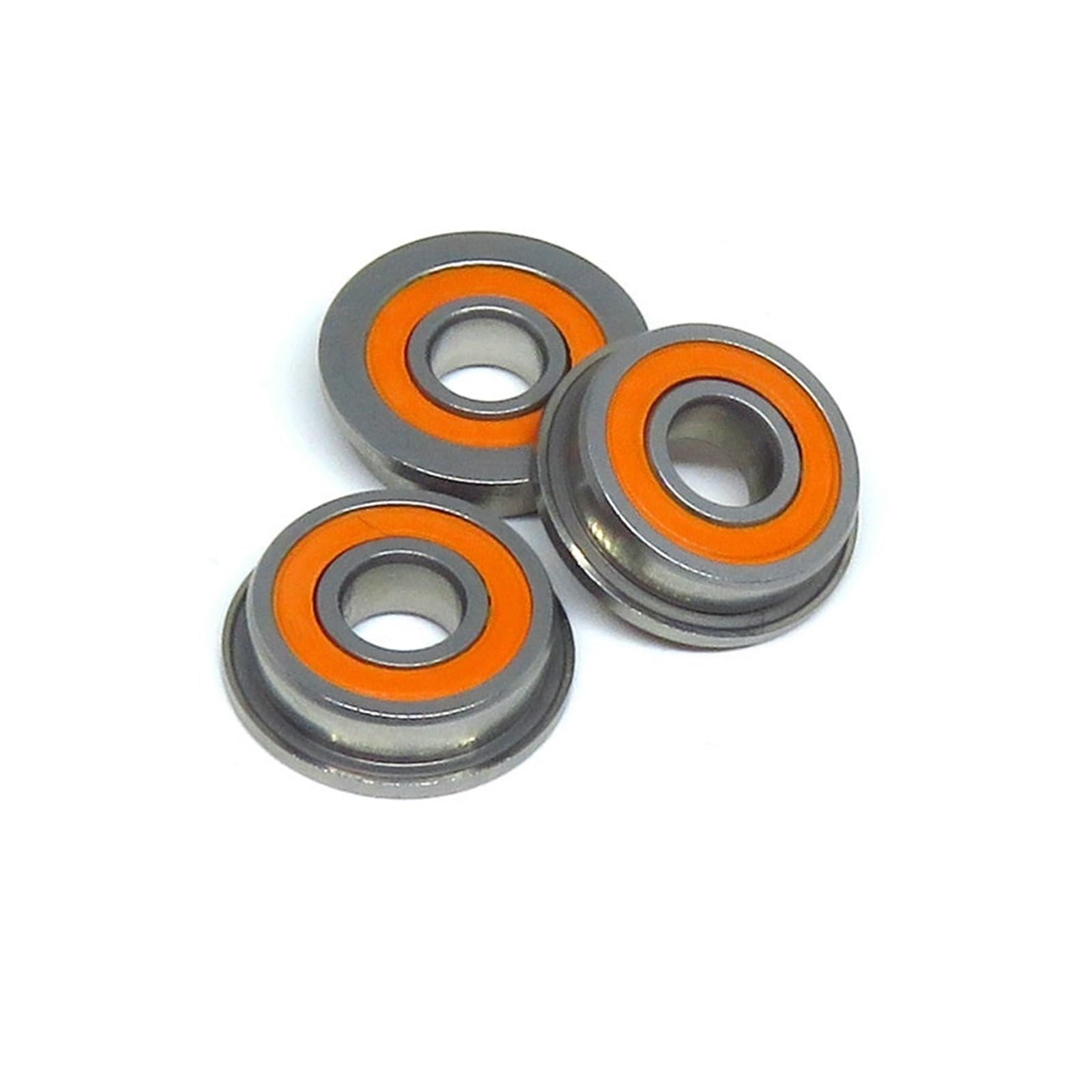 10pcs 5x13x4 SF695 2RS CB Hybrid Ceramic Ball Flange Bearings 2/3 3D Printer 5 * 13 * 4 SF695C 2OS Bearing(SF695C-2OS 5x13x4mm)