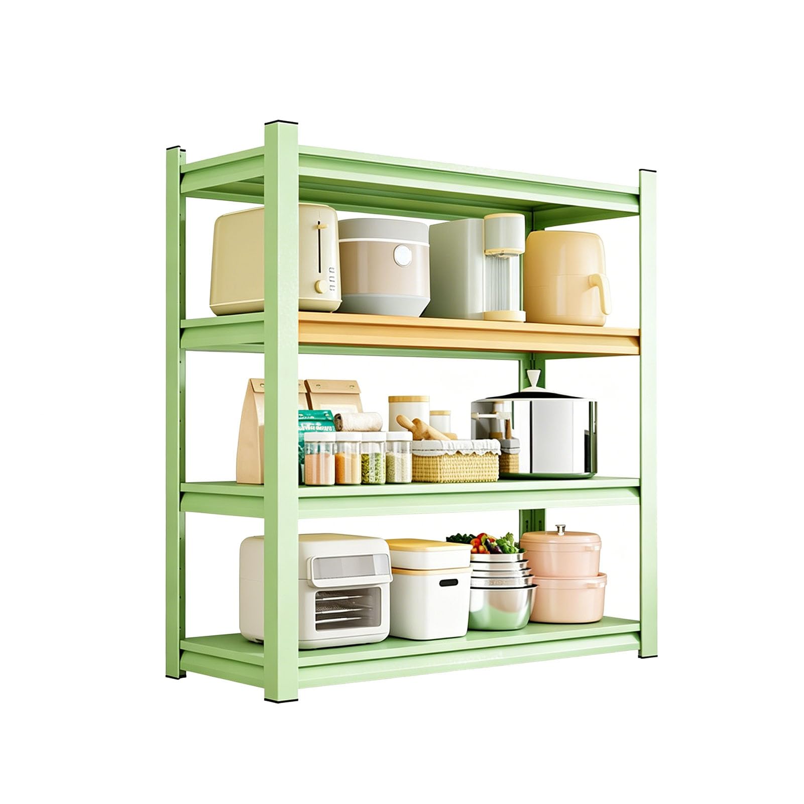 Scaffale da cucina, scaffale in metallo per risparmiare spazio, scaffale multiuso per panettieri, mensola da cucina in piedi e supporto per microonde per soggiorno e sala da pranzo