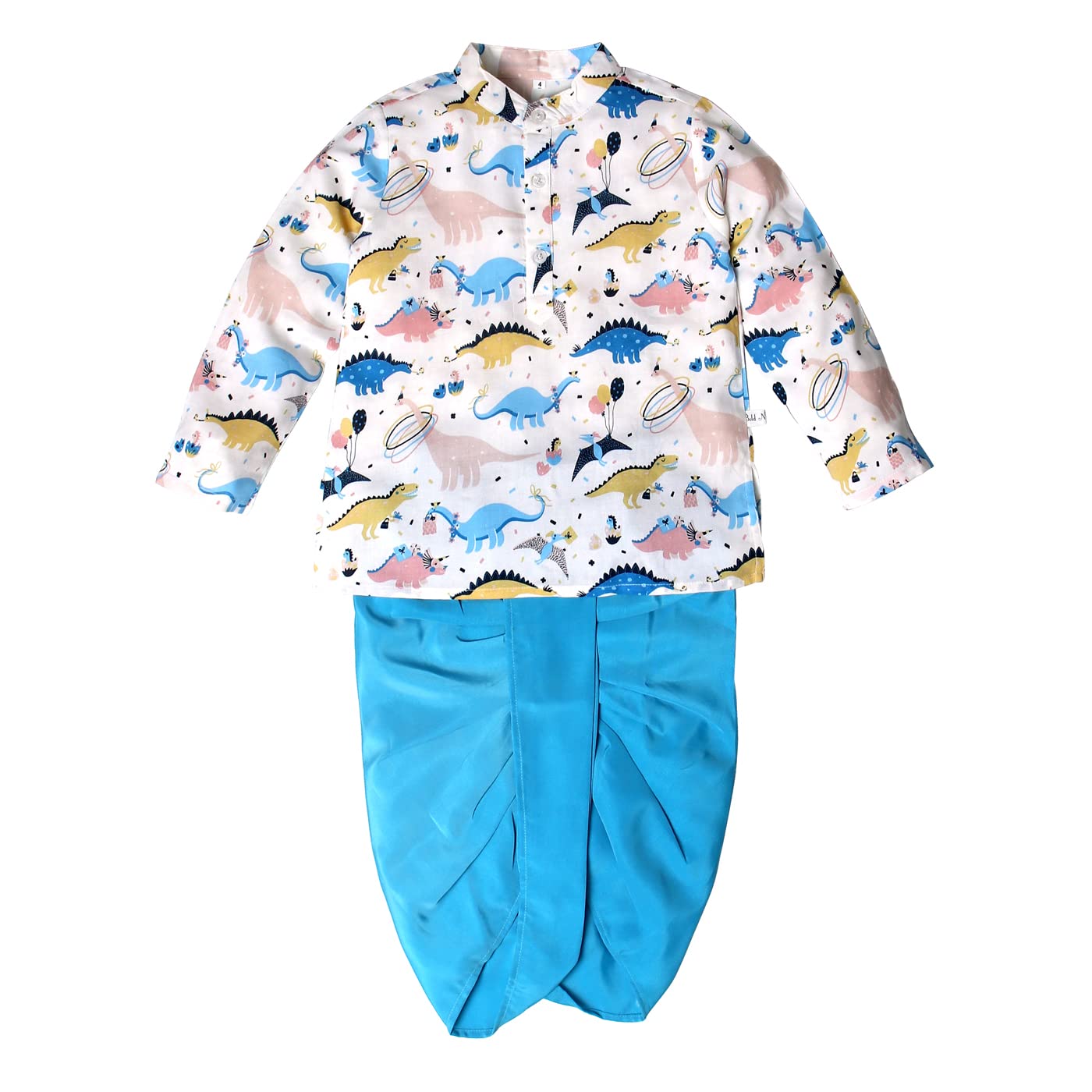 Bold N Elegant Baby Boys Cotton Printed Dinosaur Print Rawrsome Ethnic Wear Kurta And Dhoti Pants Set - Review, Price and Buying Guide