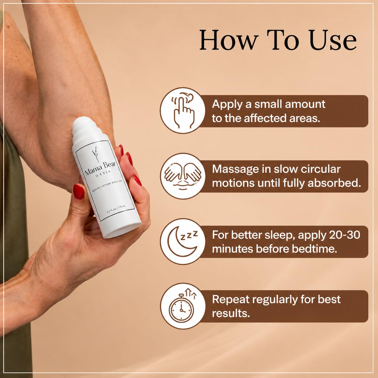 Mama Bear Oasis Magnesium Roll-On with Aloe Vera — Amazon image 4