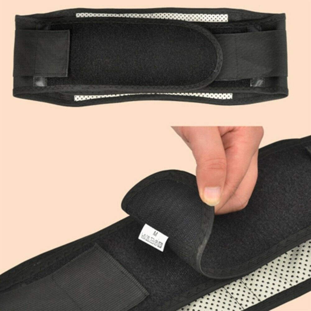 Tutore Lombare Vita Regolabile Tormalina Autoriscaldante Terapia Magnetica Cintura di Supporto for la Schiena Cintura Lombare Fascia for Massaggio Assistenza Sanitaria Uomo Donna,Supporto l
