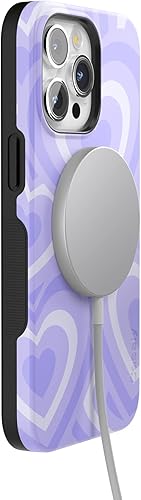 Vista 1313 de Casely Funda para iPhone 15 Pro Jardín Secreto Flores mixtas Funda atrevida Compatible con MagSafe y botón de acción Jardín Secreto Floral