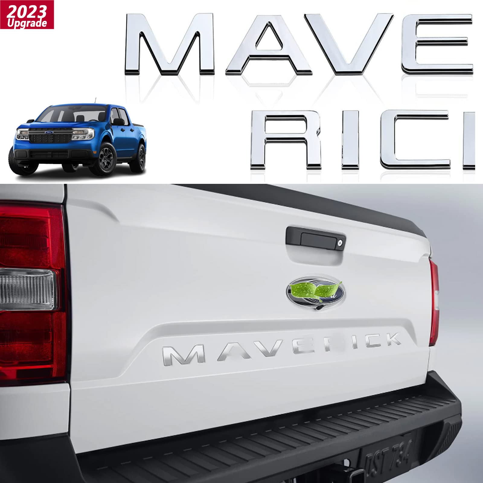for Ford Maverick Tailgate Inserts Letters