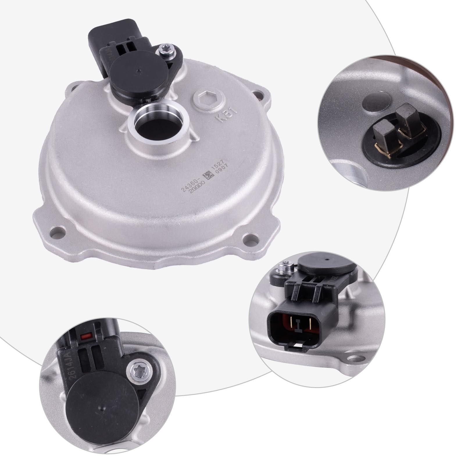 Engine Variable Valve Timing VVT Solenoid With Sensor 24360-2GGD0 Fit - View #9