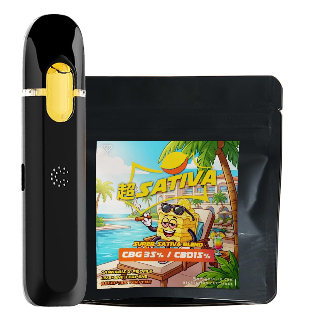 Amazon | 【KUSH JP】 超SATIVA 1.0ml 【新基準対応】高濃度 CBG × CBD