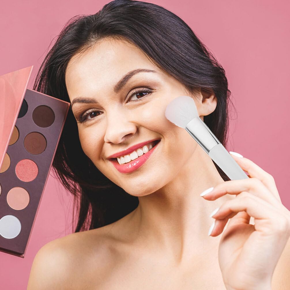 4pcs Double Head Blush Brush Makeup for Women Nose Makeup Tool Makeup for Nose Contouring For Nose Makeup Brush for Nose Contour Women Makeup Nose Brush Nose Shadow Brush