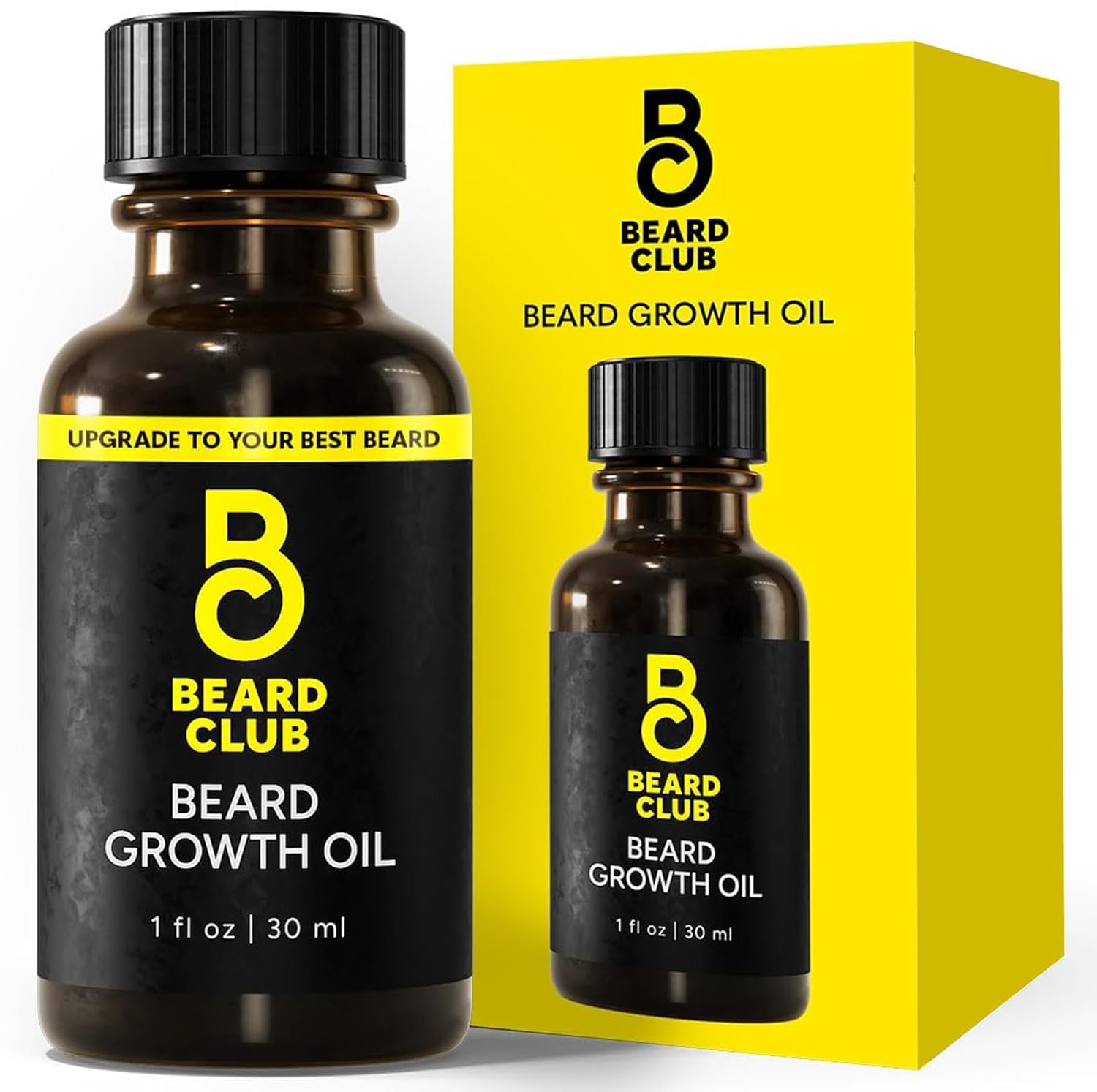 The Beard Club - Beard Growth Oil with Natural Castor & Avocado t…
