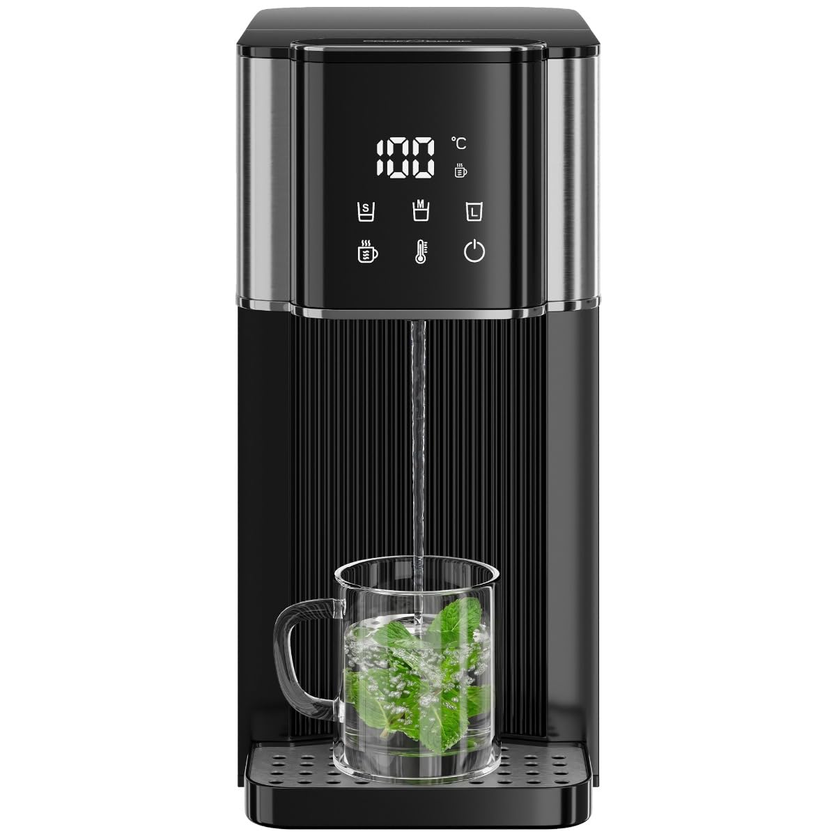 ProfiCook® Heißwasserspender | 100°C in 3 Sek. | 7 Temperaturstufen | Babynahrung geeignet | 40-100 °C | Teekocher mit Temperatureinstellung | 3L Tank | Quick Select | Sensor Touch | PC-HWS 1320