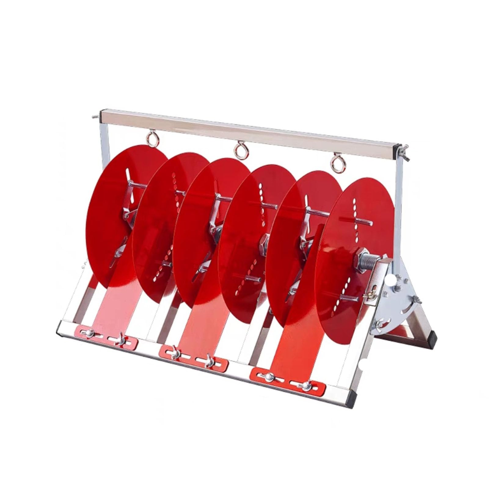 WDSOPK Commercial Heavy-Duty Wire Spool Rack Dispenser, Adjustable Multiple Axle Cable Caddy for Electrical, Industrial & Retail Use (3 bearing)