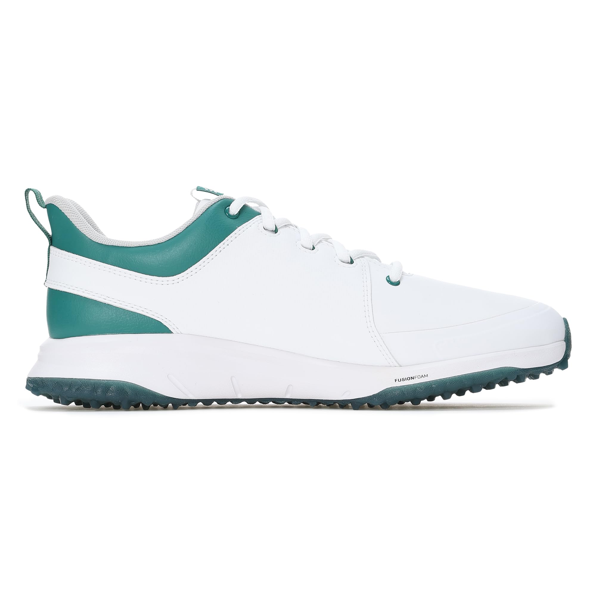 PUMA(???) Men's Golf Spikeless Shoes, Puma White/Green Terrain/Wild Green, 27.5 cm