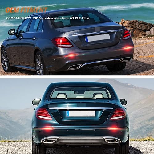 Miniatura 5 de ADIIL Kit de lámparas de señal de giro secuencial para Mercedes-Benz W213 E-Class E200 E250 E300 E350 E400 E500 E43 AMG