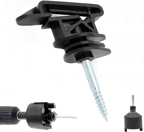 Miniatura 1 de 50 unidades de cinta eléctrica para cerca, aisladores de postes de madera, aisladores de cinta de polietileno y 1 herramienta aislante gratuita